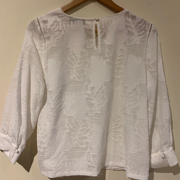 Karl Lagerfeld White Blouse Size M - Picture 4 of 7